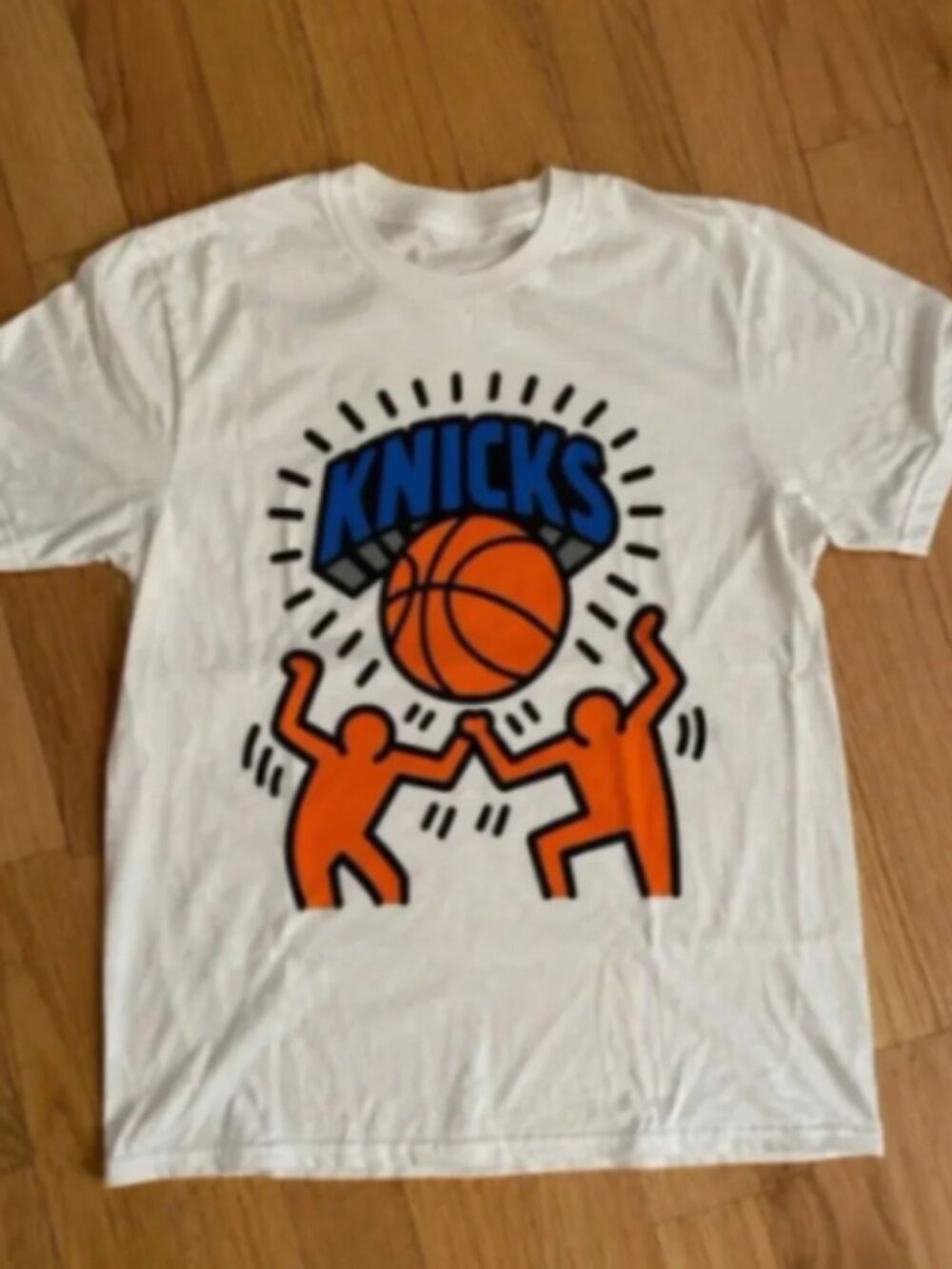 Vintage New York Knicks Graphic Tee Retro NBA Basketball Fan Shirt